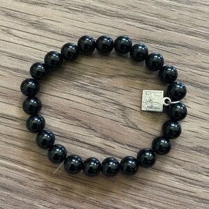 Little Box of Rocks Dark Horse Crystal Bracelet in Black Onyx
